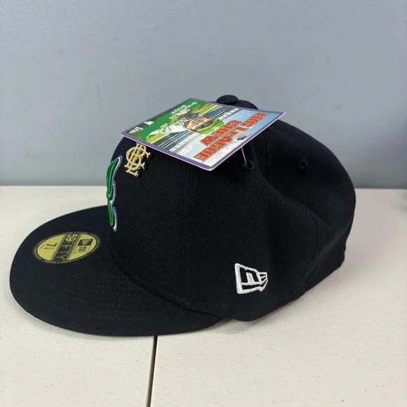 New Era 59FIFTY Atlanta Braves Fitted Cap MLB “The A” Big League Chew Hat 7 1/4 - Picture 3 of 8